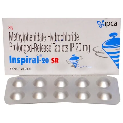 inspiral sr 20mg tablet 10's